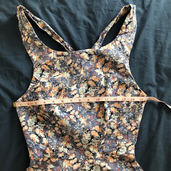 ❌ Open Back Blue Pastel Fit & Flare Party Dress - Picture 7 of 8